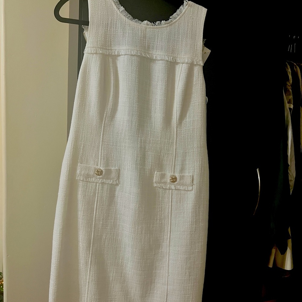 Karl Lagerfeld. Ivory dress. Size 6 . Brand new.